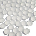 QYGL Sea Glass Gems - 0.9 Lb White Frosted Flat Glass Marbles, Flat Gems Decorative Stones for Vase Fillers, Aquarium Rocks, Floral Supplies, Table Scatter, Craft Mosaics, and DIY Ornaments