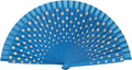 Elegant Flamenco Spanish Hand Fan Wood Folding Vintage Dots Pattern 23cm for Dancing Party Decoration