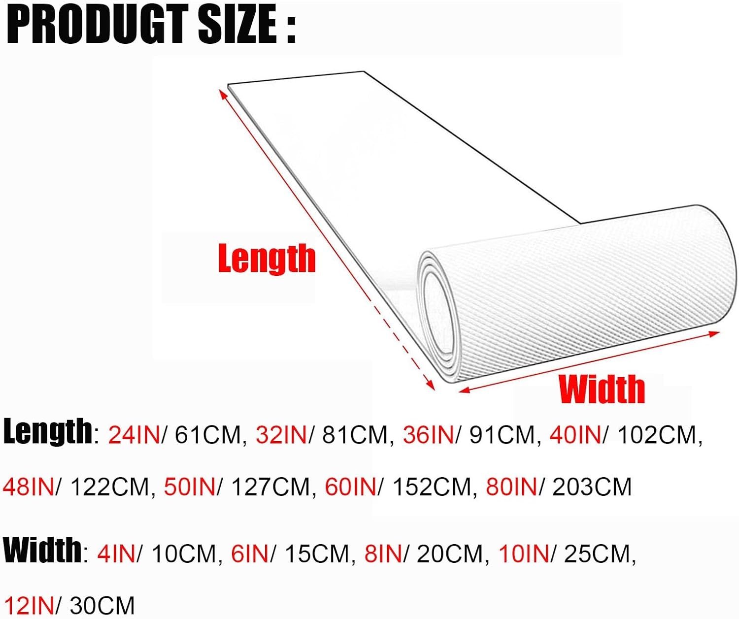 Window Sill Cushion Length 24 36 50 80 in, Ledge Decor Protector Mat, Windowsill Protector Mat for Kitchen Countertop/Offices/Balconies(B,L 60IN X W 6IN)
