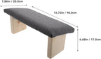 DECHOUS Foldable Wooden Meditation Bench with Cushion Portable Prayer Kneeler Chair for Yoga and Zen Practices Lightweight Collapsible Stool for Comfortable Sitting