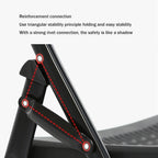 Folding Office Training Chair with Writing Board Ergonomic Back Seat Height 47cm Hollow Breathable Plastic Design Gray Color(Grau)