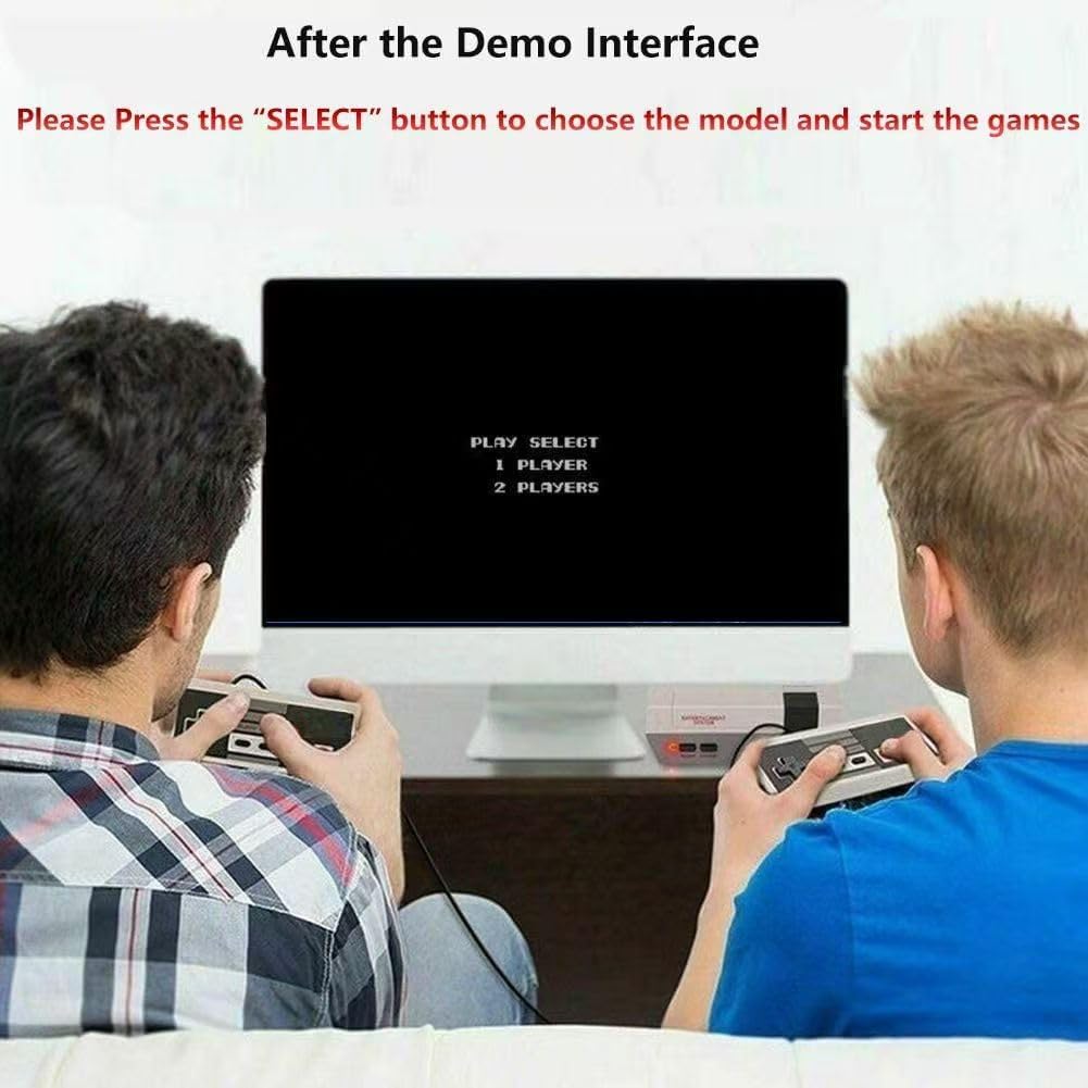 Classic Mini Retro Game Console Built in 619 Video Games,Av and HDMI Output Plug and Play Game System with Dual Wireless Controllers