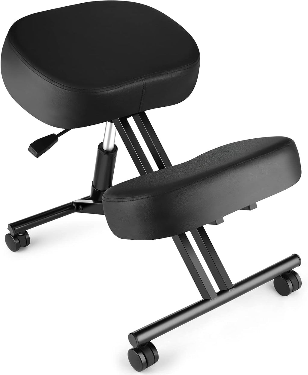 Himimi Kneeling Chair Ergonomic for Office, Height Adjustable Stool with Thick Foam Cushions for Home and Office - Improve Posture to Relieve Neck & Back Pain, New Upgraded Pneumatic Pump