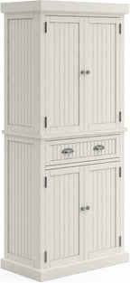 Homestyles Nantucket Pantry, 30", Off White