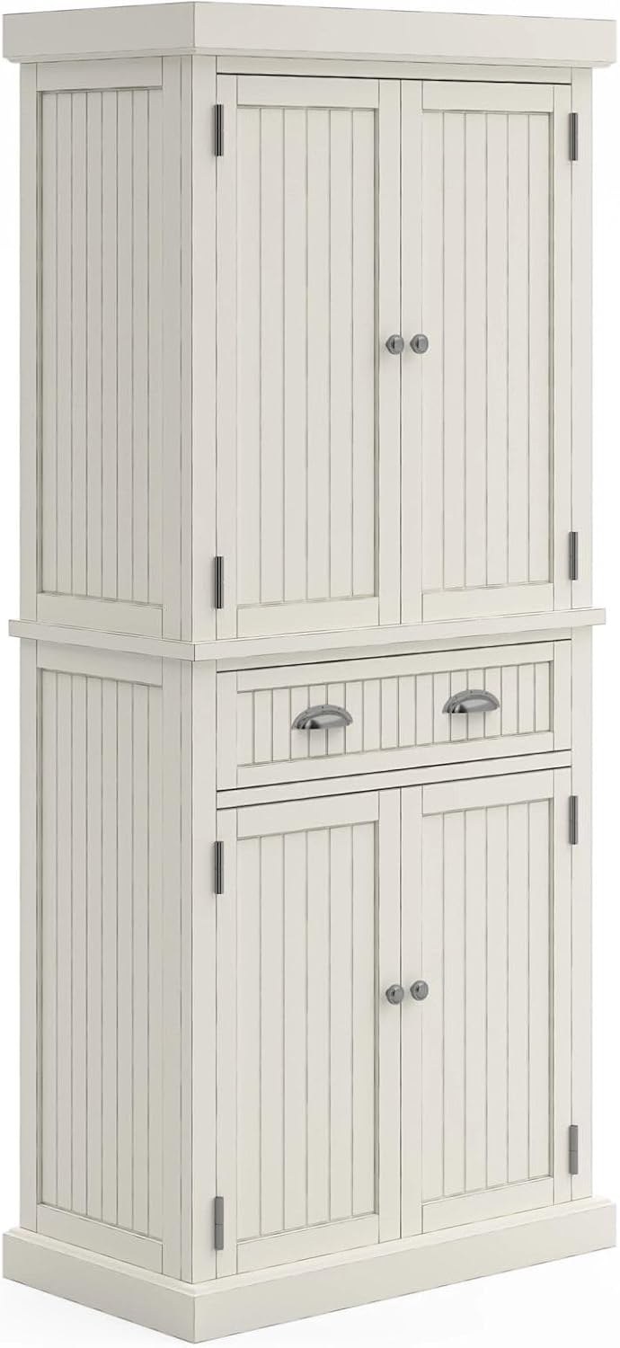 Homestyles Nantucket Pantry, 30", Off White