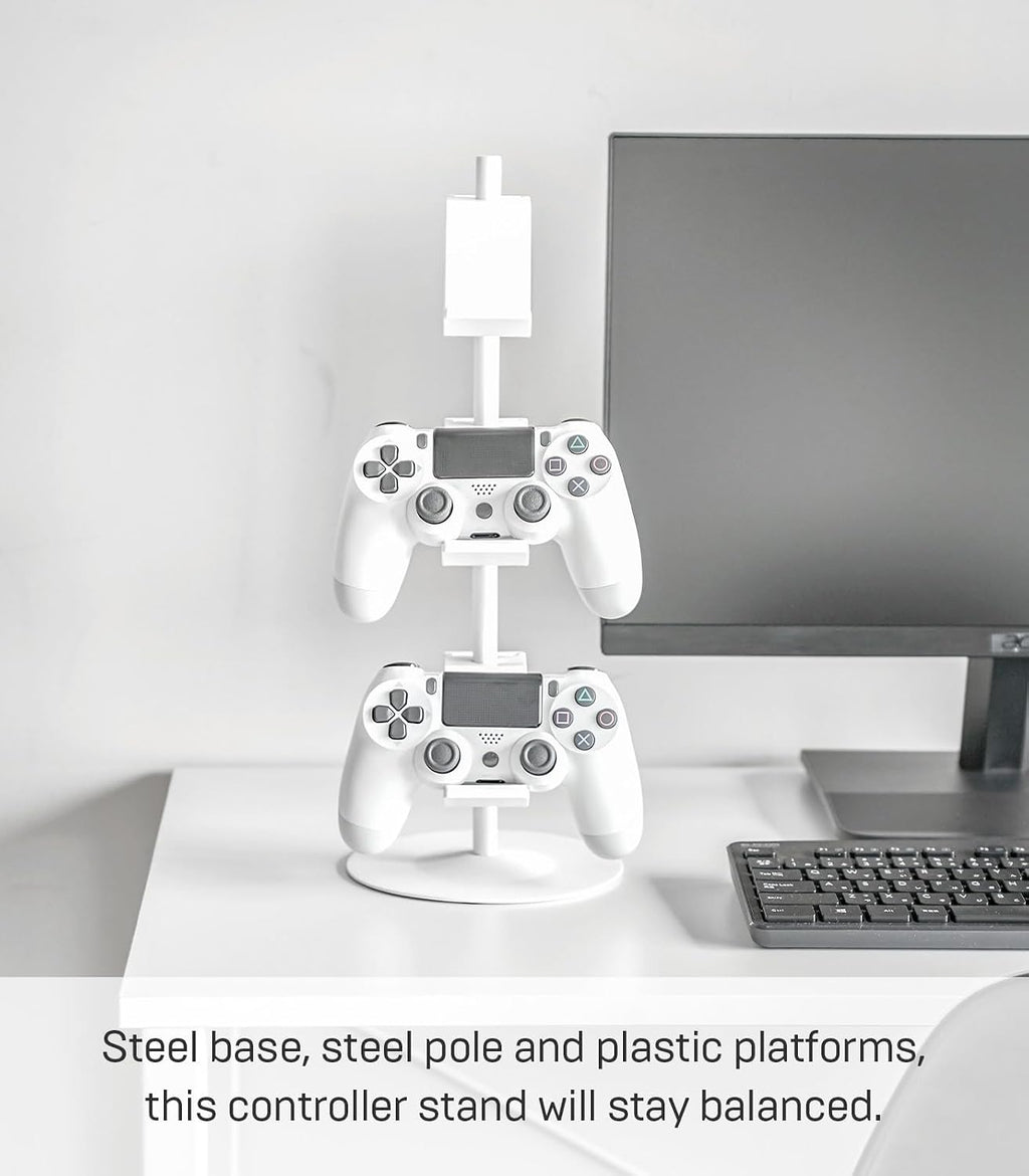 YAMAZAKI Home Smart Universal Adjustable Game Controller Stand/Controller Holder - Steel