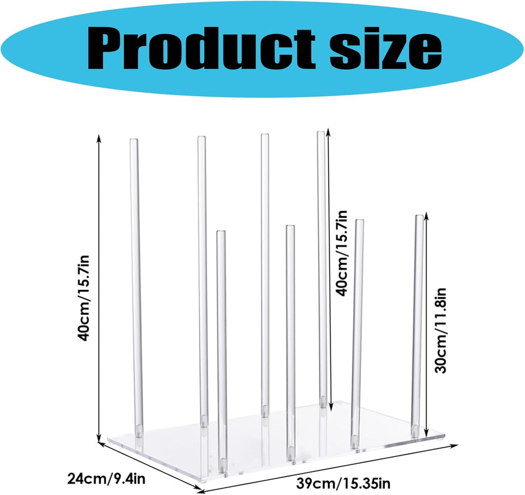 Stackable Boot Organizers Sturdy Acrylic Rack Stores 4 Pair of Shoes with Space Efficiency Space Saving Boot Organizers Shelf
