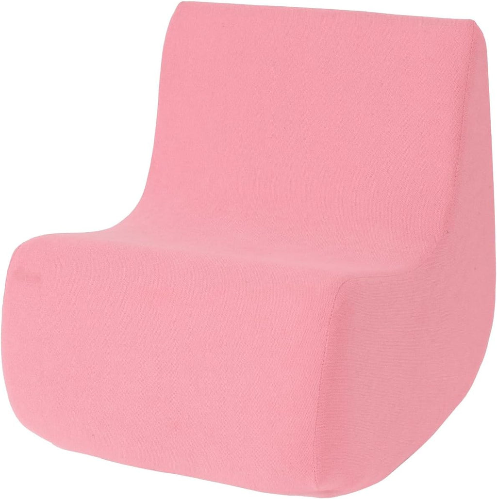 Toddler Chair, Comfy Kids Sofa Chair for Playroom, Supportive Toddler Couch for Girls with Washable Cover, Small Kids Furniture Sofa for Baby Gift (L-Shape-Pink)