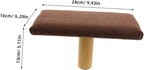 Kichvoe Wooden Stool Chair Zen Stool Small Brown Bench Ergonomic Seiza Bench for Posture Correction Portable Seat Suitable Under 150cm Height Home and Office Use