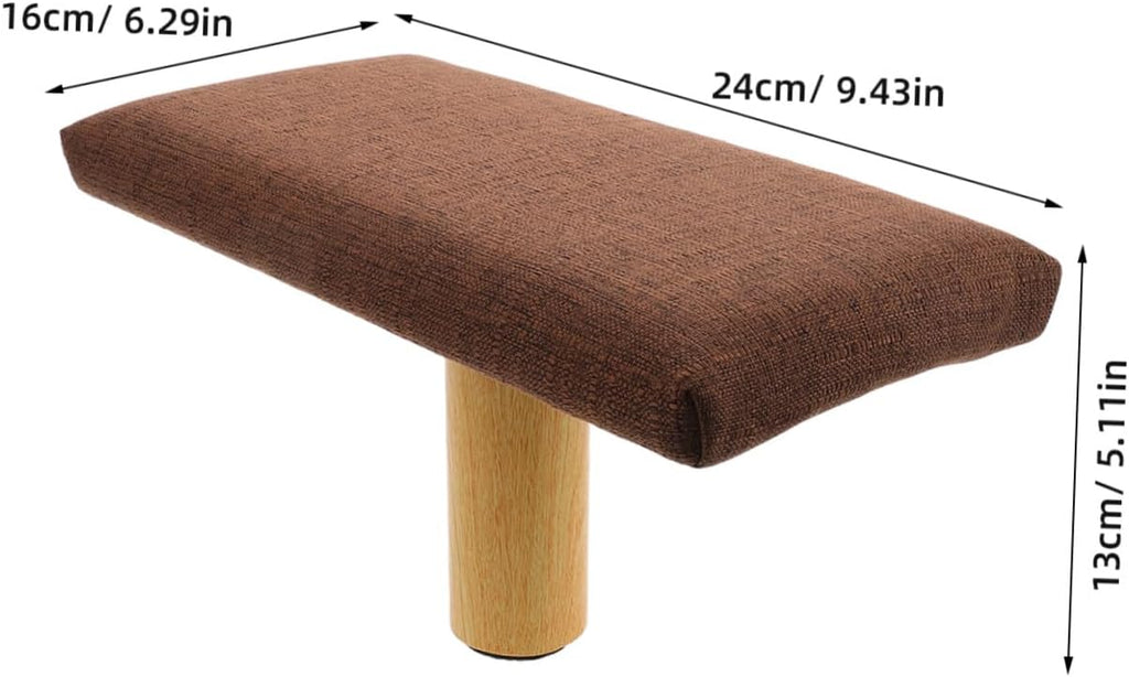 Stool with Cushion, Wooden Bench for Posture Support, Small Size Suitable Under 150cm Height, Seiza Prayer Bench for Home, Office, and Relaxation