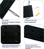 Darts Holder Wall Mounted Displays: Suit for 12 Steel/Soft Tip Darts,with Metal Hook & Storage Bag
