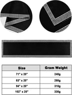 Greek Art Inspired Geometry Bed Runners for Bedroom Hotel,Decorative Bedding Scarf Abstract Monochrome Black White Bed End Blanket Bedding Runner Scarves for King Size Bed,102x20in