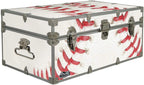 C&N Footlockers Designer Trunk - Sports Themed Storage Trunk - Available in 15 Different Themes - 32x18x13.5 Inches (Baseball)