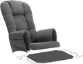 5PCS Washable Velvet Glider Rocker Cushions Set with Storage Pocket - Replacement Cushions for Rocking Chair, Comfortable and, Perfect for Nursery and Living Room