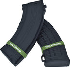 12 Pack Miaozhun 7.62x39mm Magazine Marking Bands 7.62x39 Magazine Caliber Identification(Army Green-White)