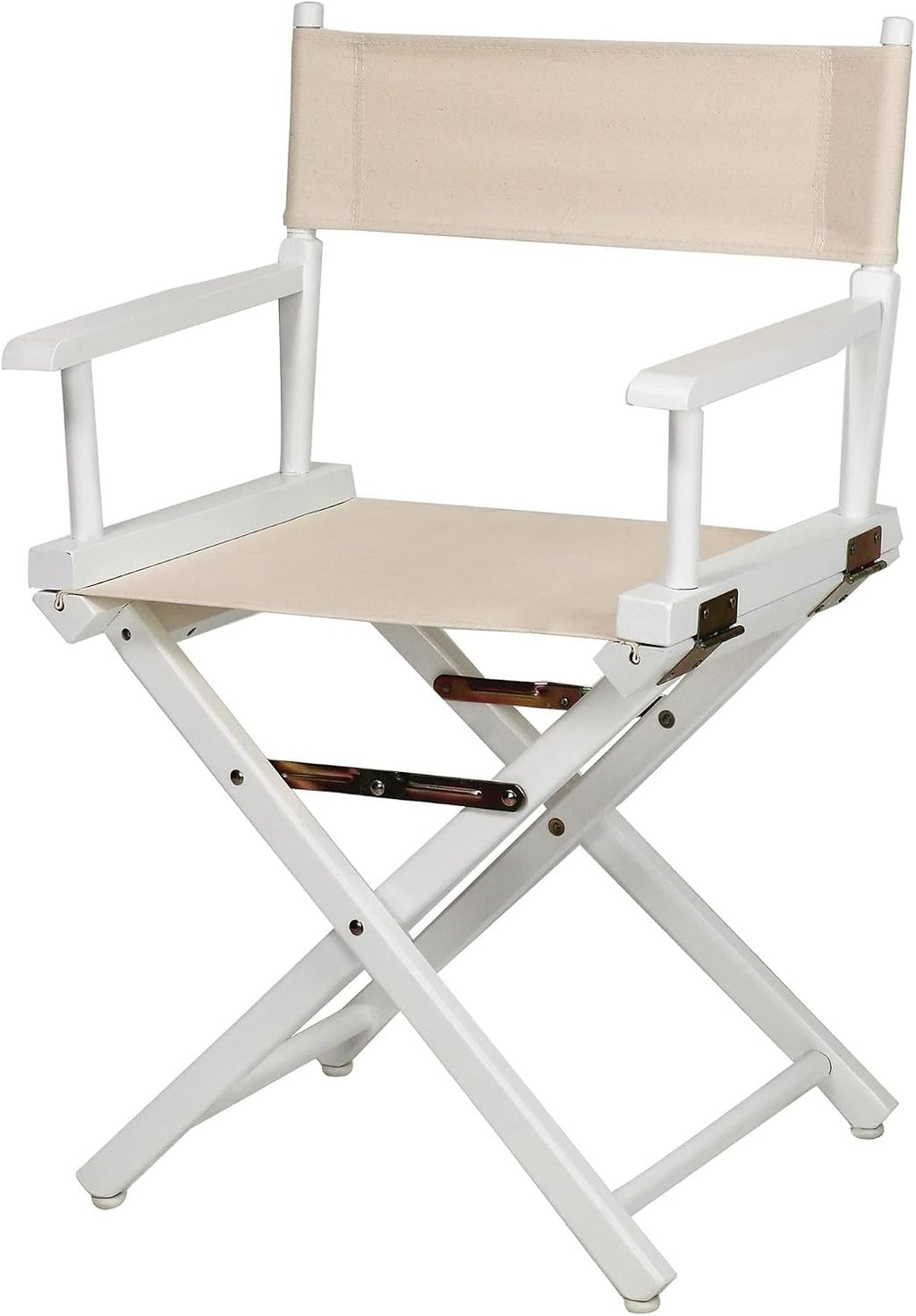 Casual Home 18" Director's Chair White Frame with Royal Blue Canvas
