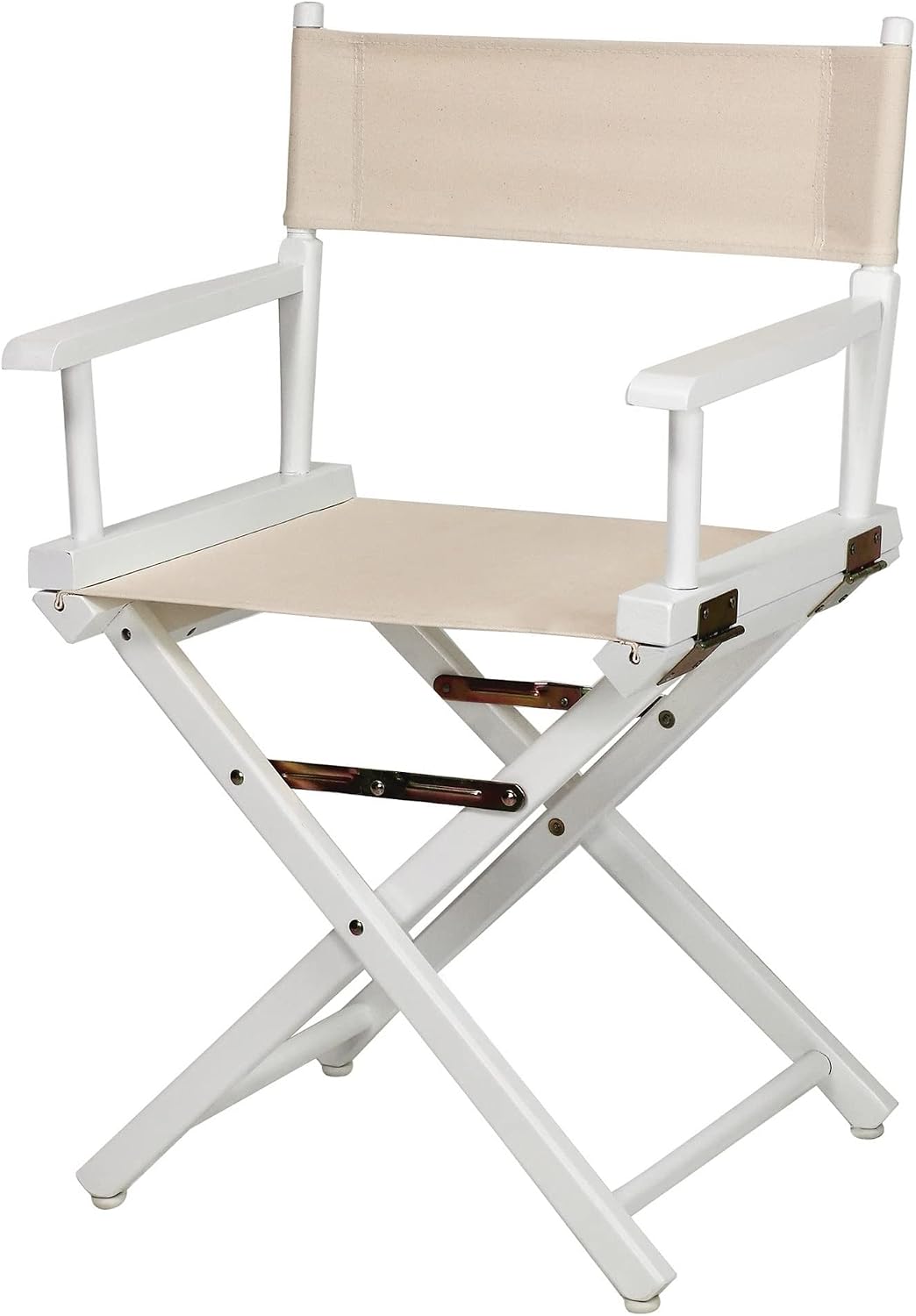 Casual Home 18" Director's Chair White Frame with Royal Blue Canvas