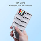 JINGDU 24-Slot Switch Game Card Case Compatible with Nintendo Switch Games & micro SD Cards, Portable Games Holder Organizer Suitable for Switch, NS2/NS/Lite/OLED Game Cards, Black