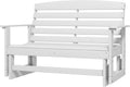 Outdoor Glider Bench - White