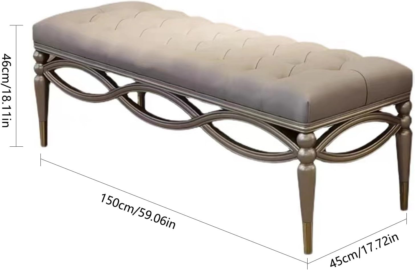 Modern Modern Entryway Bench End of Bed Upholstered Velvet Bedroom Benches for Foot of Tufted Footrest Stool Entryway