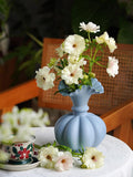 Blue Flower Vase,Pumpkin Ceramic Vase, Ceramic Vase for Decor,Container for Flower, Centerpieces for Dining Table,for Living Room Desk Shelf Decor.
