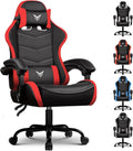 GTPLAYER Gaming Chair, Video Game Chairs Racing Style PC Game Chairs 350lbs for Adults - Padded High Back Ergonomic Reclining Silla Gamer, Linkage Armrest, Red