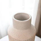 Farmhouse Large Ceramic Vase for Living Room Bedroom 15.75'' Flower Vase for Fake Plant Home Decor Office Table Shelf Fireplace Centerpieces Retro Vintage Classic Modern Rustic