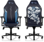 Secretlab Titan Evo Yasuo Gaming Chair - Reclining & Heavy Duty Computer Chair with 4D Armrests - Magnetic Head Pillow & Lumbar Support - Big and Tall 395 lbs - Blue - Leatherette
