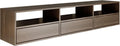 Selsey TV Lowboard - Colour Wisconsin Walnut Modern TV Chest of Drawers 150 x 30 x 30 cm (W x D x H) TV Base Cabinet for Living Room Cabinet with Flaps Push to Open Lowboard Hanging TV Cabinet Wall