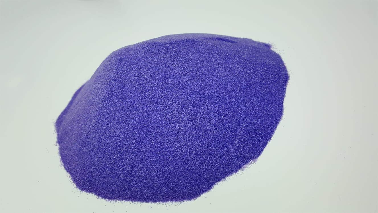 Yellow Brick Road 1lb Purple Decorative Vase Filler Sand, Wedding Decoration Sand, (Purple)