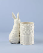 Lenox 897159 Wicker Creek Bunny Vase, Easter Home Decor