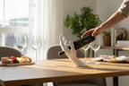 3D Printed Floating Wine Holder, Modern Minimalist Design, Durable PLA Material, Perfect for Home, Wine Cellar, or Kitchen Decor, Unique Gift for Wine Lovers (Marble)
