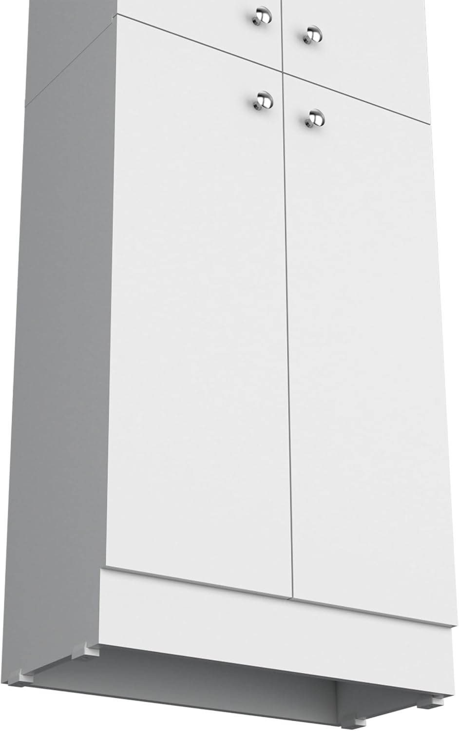 Kitchen Pantry Cabinet with 4 Doors and 5 Hidden Shelves,Sideboard Buffet Cabinet with Storage,for Dining Room,Kitchen