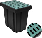 Square Catch Basin with Fiberglass Grate & Debris Basket PE Integrated Rainwater Well Infiltration Collection Well Municipal Pipeline & Commercial Use