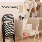 Padded Folding Chair with Padded Seats - Easy Store Metal Frame for Home Office Gatherings Indoor and Outdoor Events(Rojo)