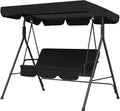 3 Person Outdoor Porch Swing with Canopy