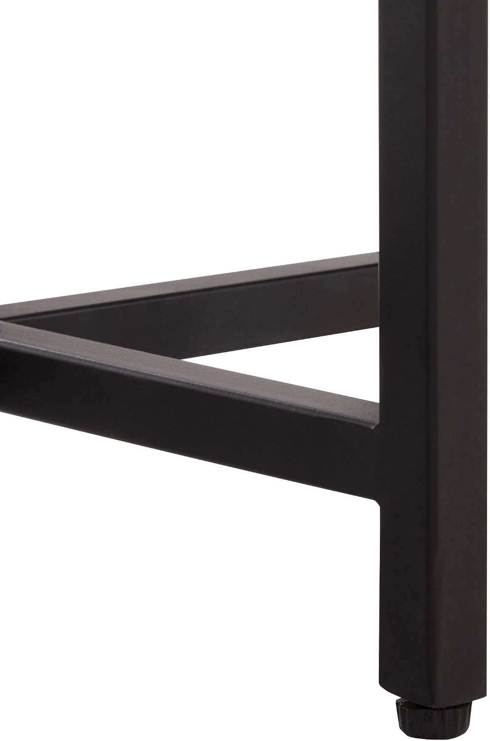 SAFAVIEH Home Collection - Aloha Side Table with Grey Marble Top & Black Iron Base, Modern Accent Table, Fully Assembled (ACC3748A)