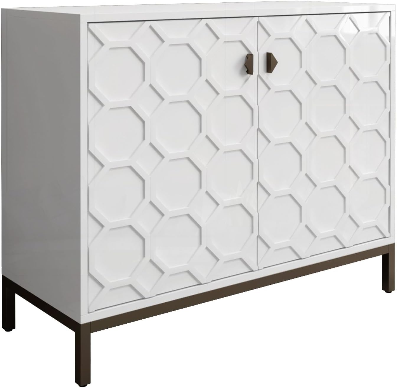 Modern Accent Home Cabinet, Shoe Storage Cabinet with Shelves, for Living Room Entryway Foyer Hallway,for Kitchen Home