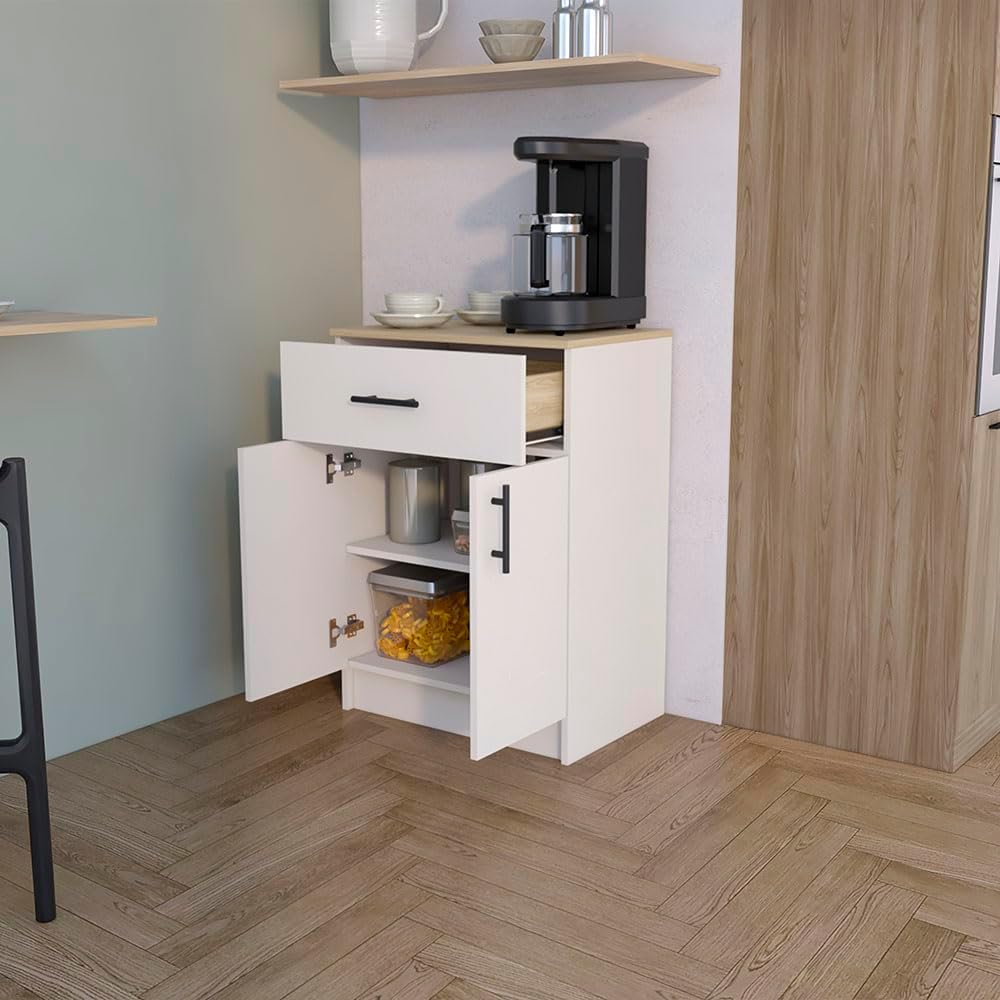 Modern Kitchen Pantry, Storage Cabinet, Engineered Wood, for Dining Room, Easy to Clean