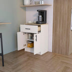 Modern Kitchen Pantry, Storage Cabinet, Engineered Wood, for Dining Room, Easy to Clean
