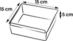 OK Order System, Light Silver, 15 x 15 cm