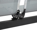 ide·o Airport Business Reception Hospital Chairs - Waiting Room Chair with Mesh Arms Reception Guest Chair for Salon Business Office Airport Hospital Bank Conference Room (2-Seat, Sliver-Mesh)