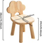 Stepping Foot Stool Wooden Stool Ottomans Backrest Decorative Bedside Nonslip Lightweight Shoe Change Stool Portable Craftsmanship Suitable for Kids