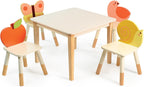 Mentari Toys - Garden Butterfly Chair - Sturdy Wooden Garden Themed Chairs for Kids - Durable Playroom Furniture - Boosts Creativity and Independence in Boys and Girls - Age 3+
