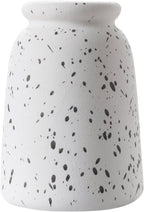 VCNY Home 6-Inch Speckled Matte Ceramic Decorative Vase, 2-Pack, Ivory