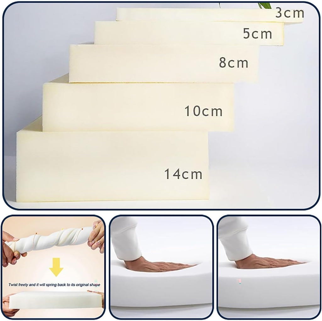Bench Cushion for Outdoor Indoor Furniture, Porch Swing/Patio Cushions with Non-Slip Straps and Removable, Soft Window Seat Cushion Garden Seat Pads(12,160x35x5cm/63x14x2in)