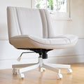 Yamazen WSC-81P(NGG) Chair, Agura Chair, Sofa, Single Seat, Relaxed, Indoor Chair, Chair with Casters, Wide Seat, Gaming Chair, Office Chair, Desk Chair, Width 27.2 x Depth 28.3 x Height 30.5-33.0