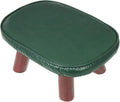 Prayer Kneeler with PU Leather Cushion, Wooden Prayer Bench with Solid Wood Legs, Thick Padded Kneeling Stool for Home Prayer & Meditation