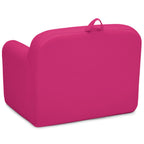 Delta Children 6-7 Cozee Chair - Foam Kids Chair for Ages 18 Months and Up, Hot Pink