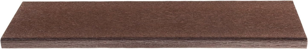 Polywood Adirondack Chair and 18" Side Table Bundle, Mahogany